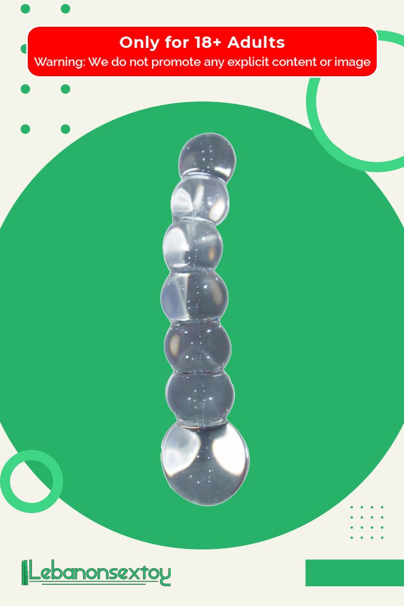 Ultra Beaded Crystal Glass dildo GD-008