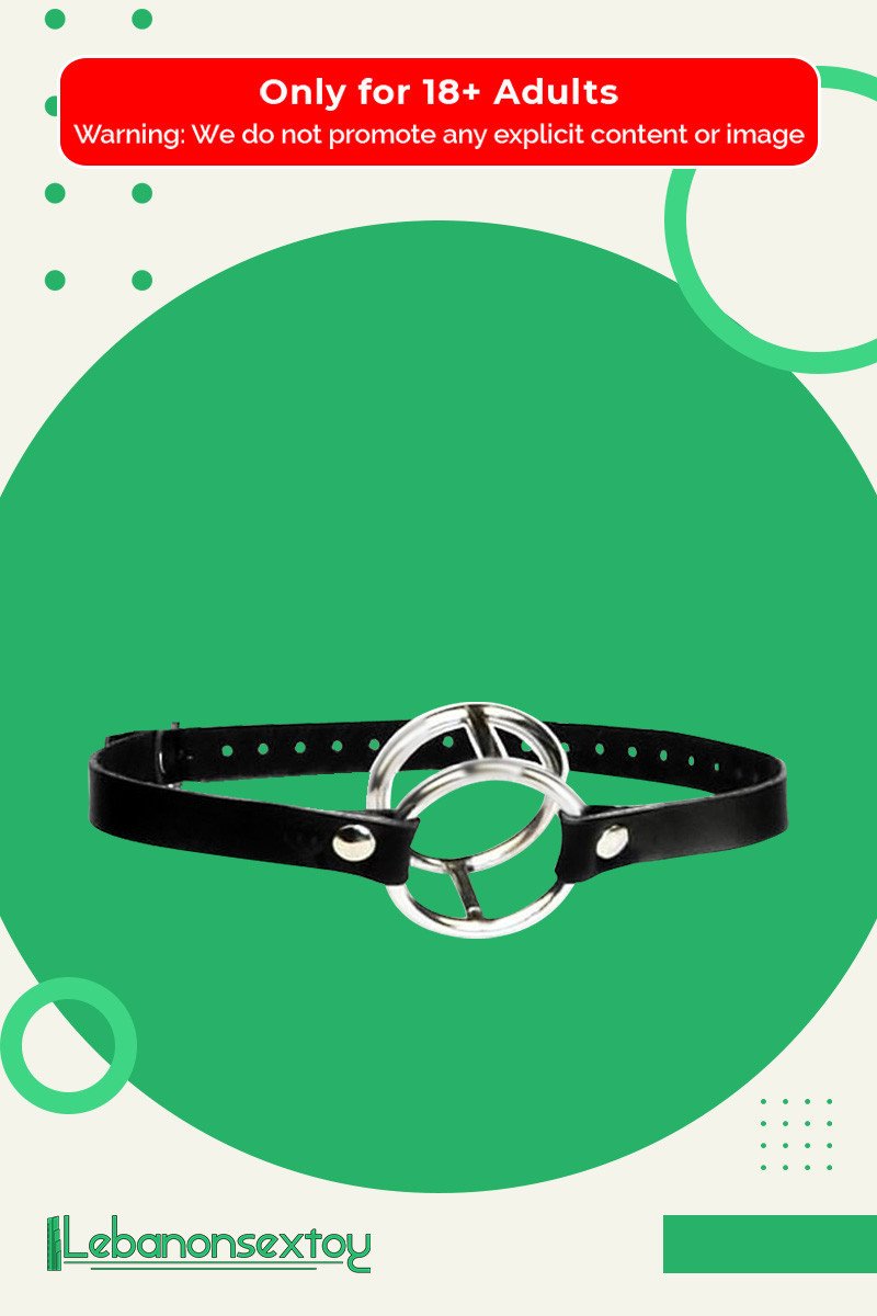 Double Metal Ring Gag for Him & Her BDSM-003