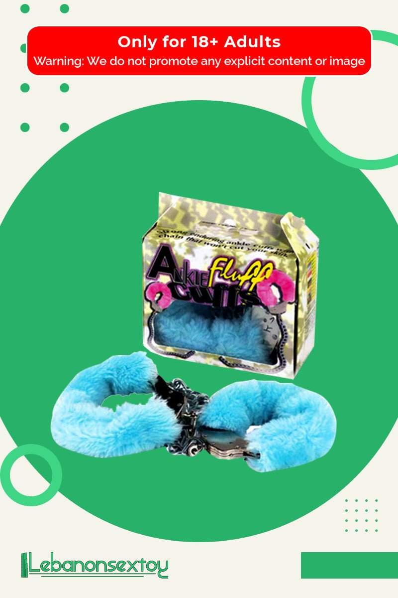 Ankle Fluff Cuffs with Keys BDSM-012