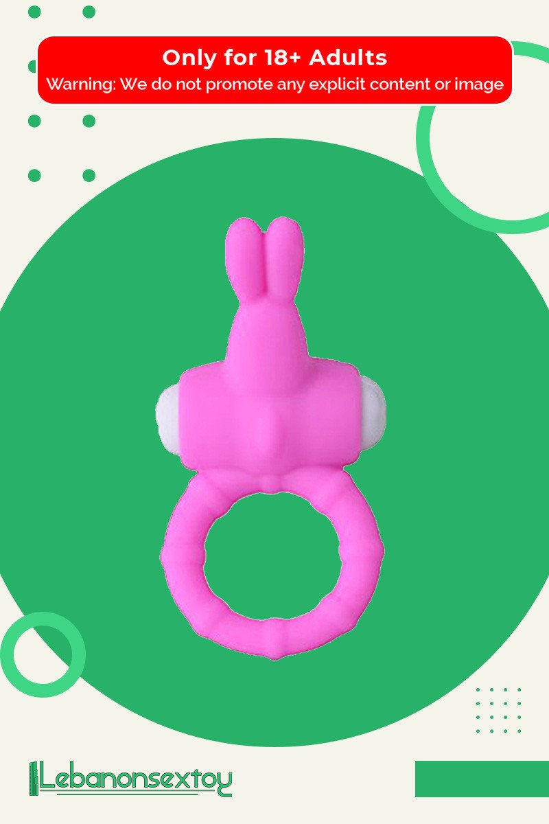 Rabbit Vibrating Penis Ring Blue Lolly CR-018