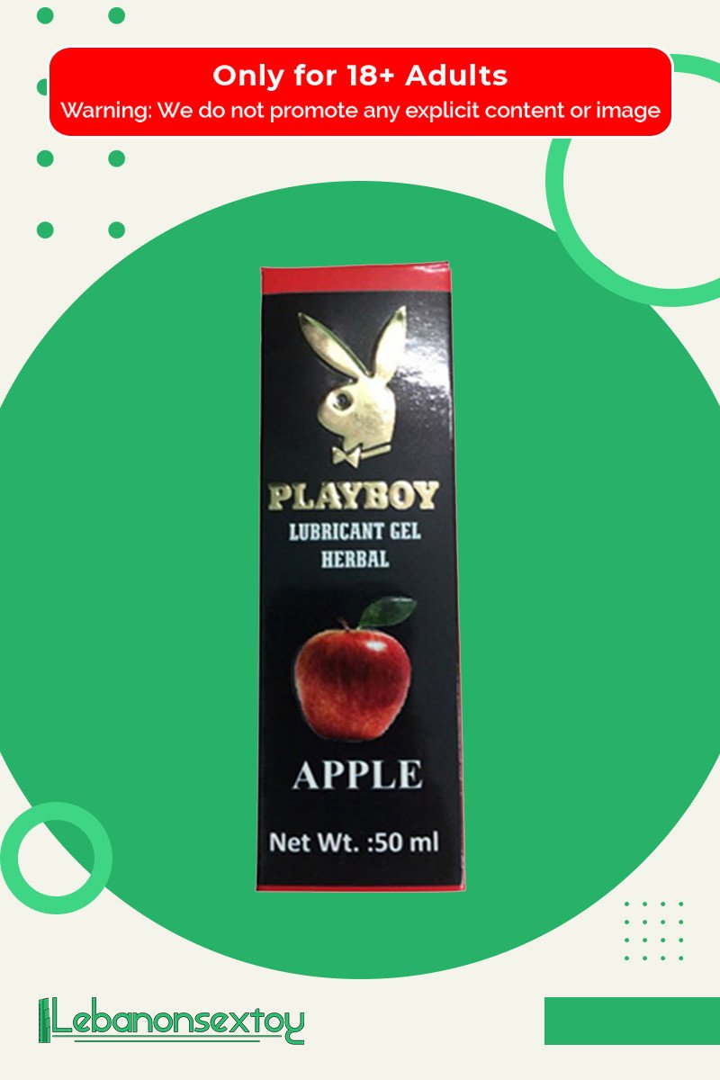 Playboy Lubricant Water Based Gel - Apple Flavoured CGS-032