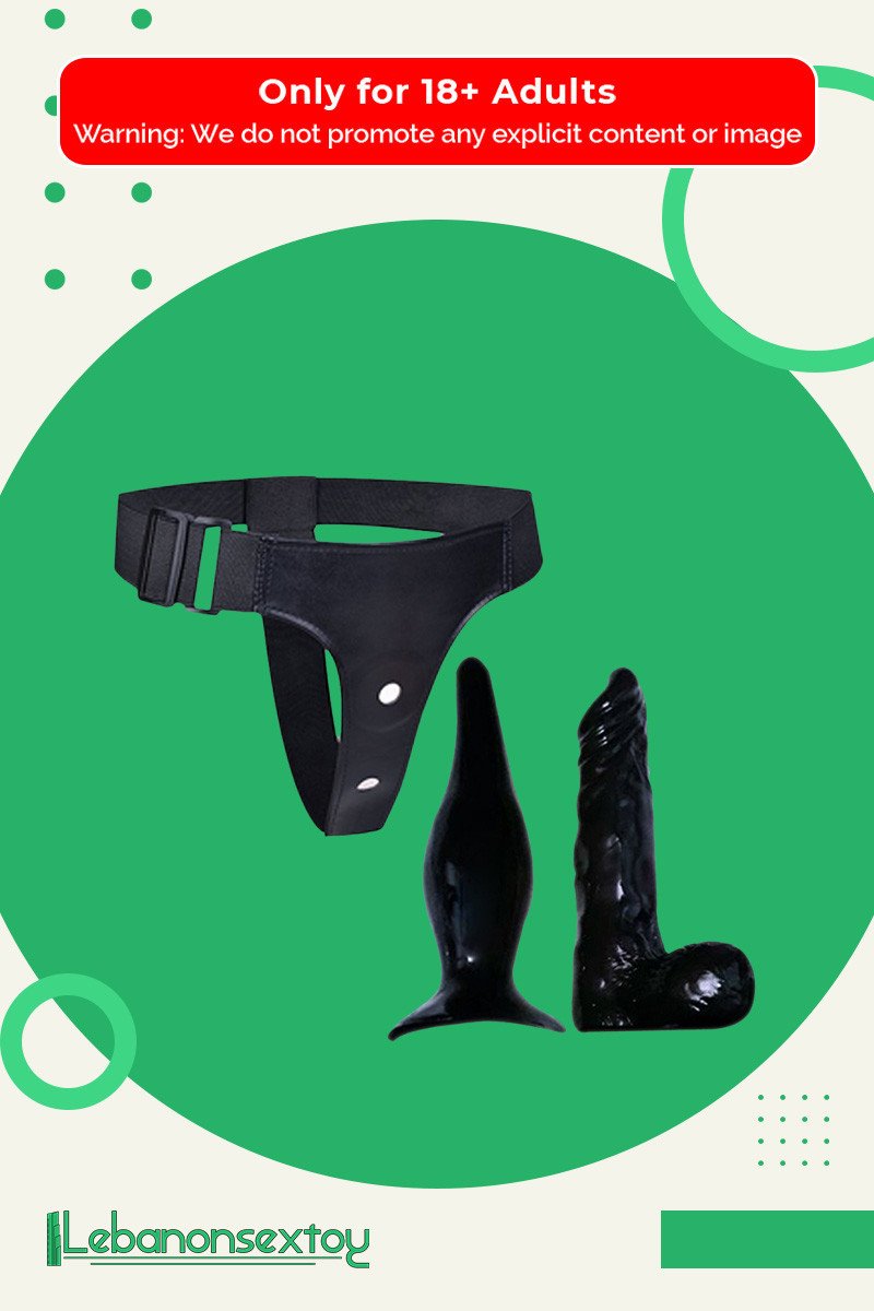 Strap-on Dildo With Anal Butt Plug SO-023